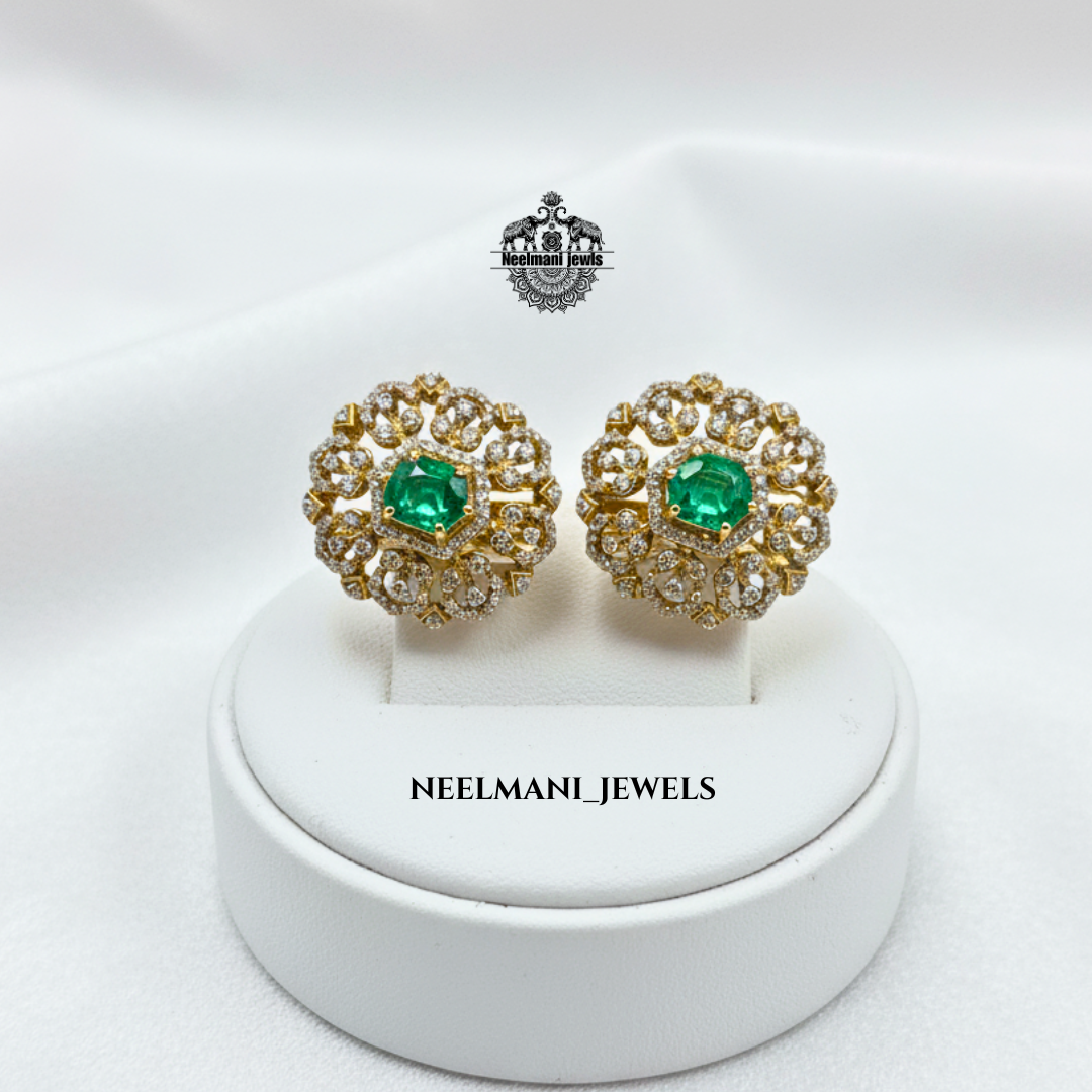 gemstone stud earrings
premium silver jewelry