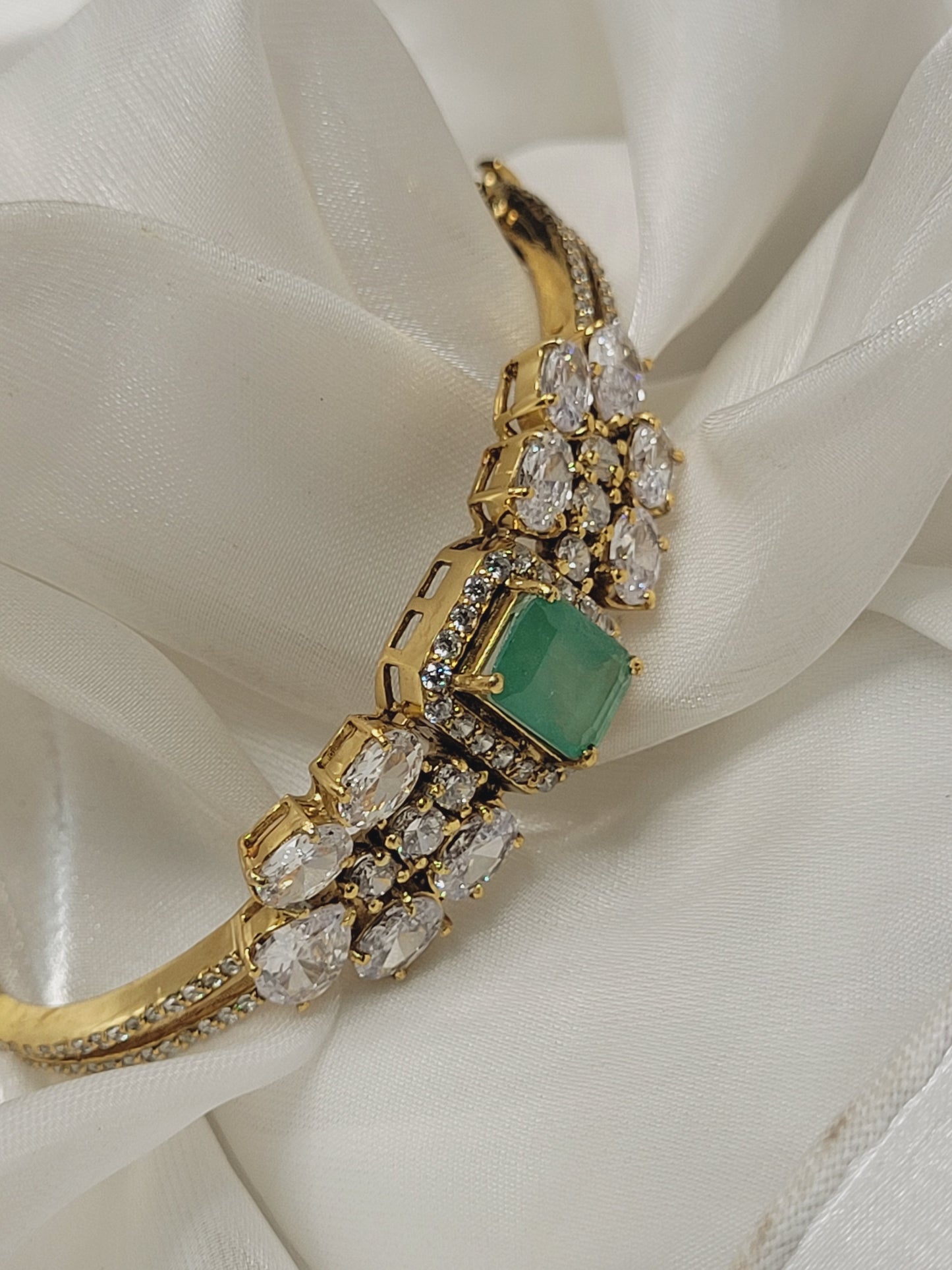 Moissanite Polki Bracelet