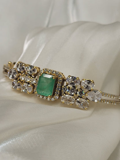 Moissanite Polki Bracelet