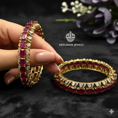 Russian Emerald Bangle 