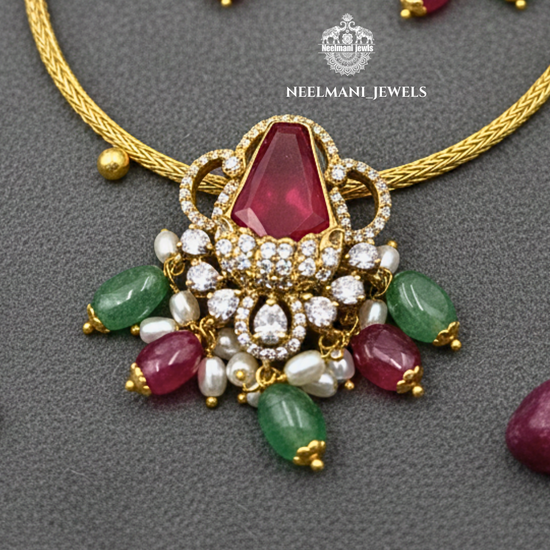 Traditional party wear stud earrings for women with elegant ethnic design