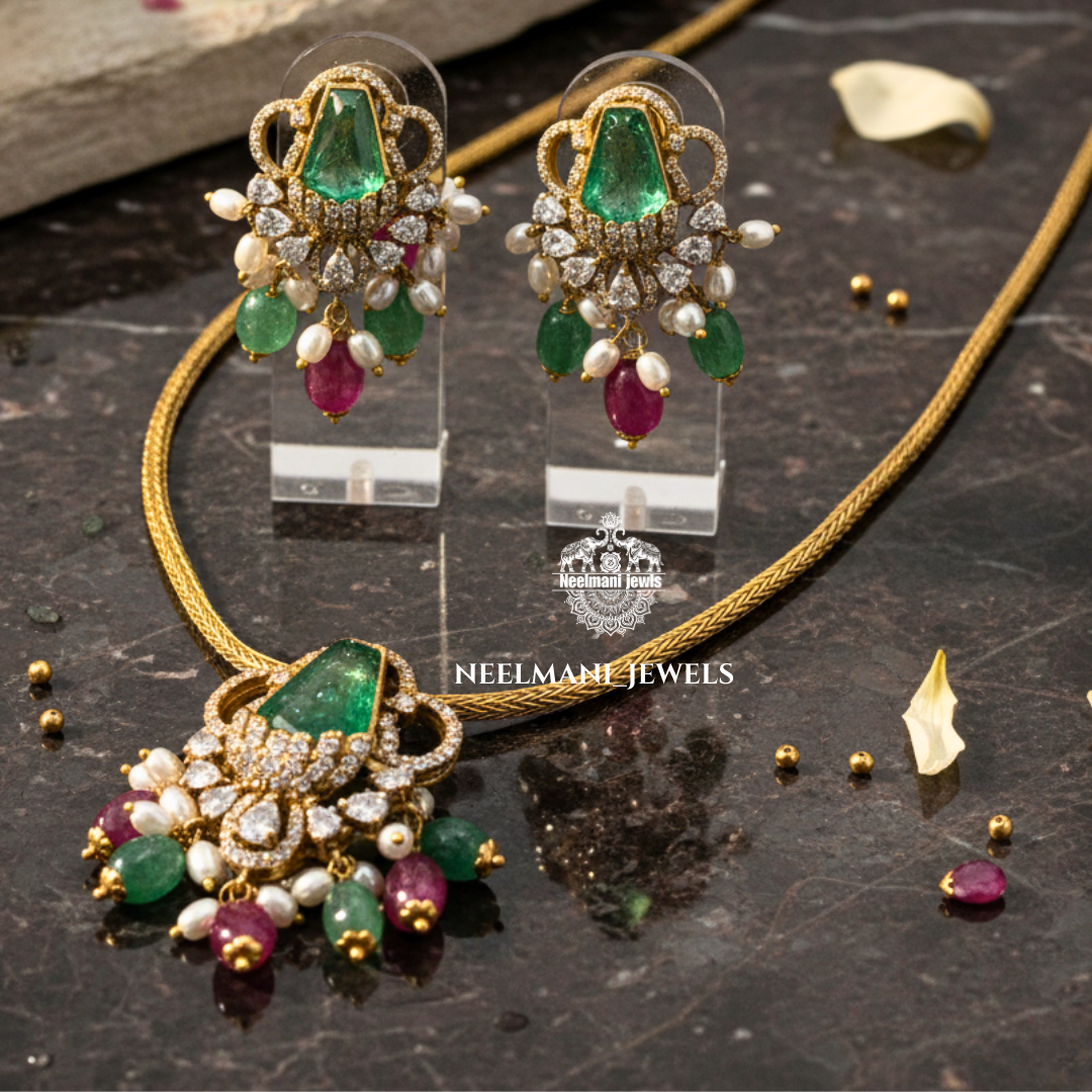Traditional party wear stud earrings for women with elegant ethnic design