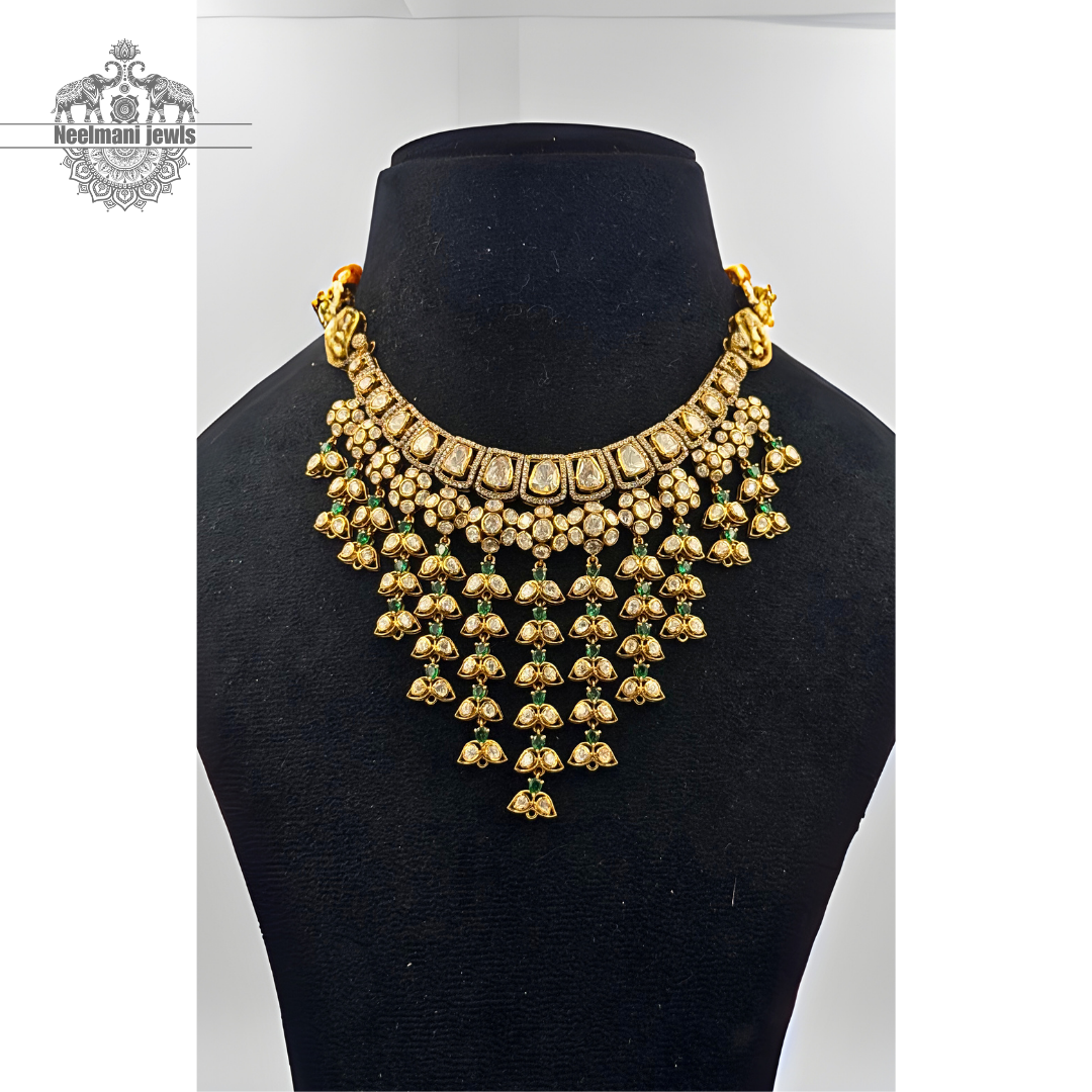 Moissanite Necklace Set 