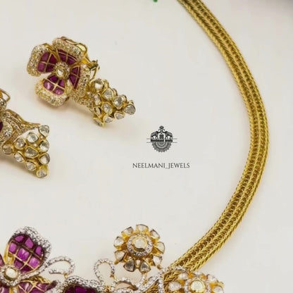 designer ethnic necklace for women