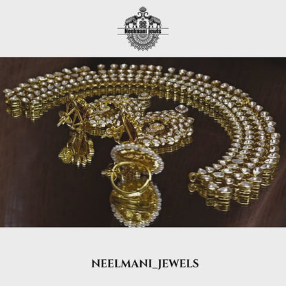 bridal polki necklace